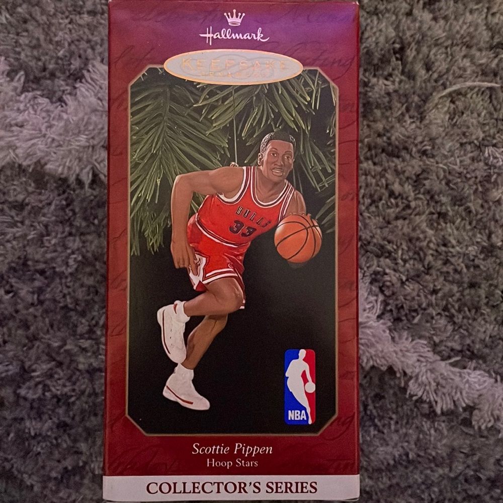 Hallmark Keepsake ornament Scottie pippen ornament
